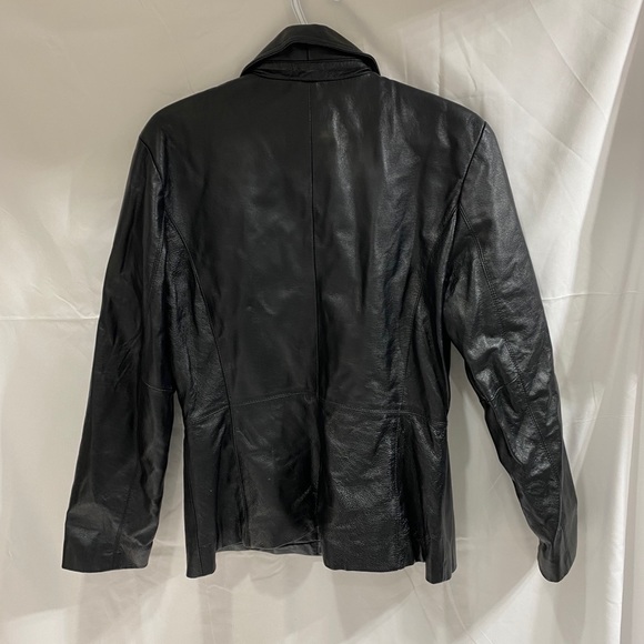 Black Leather Jacket Worthington. - Picture 2 of 8